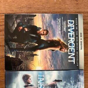Divergent and Insurgent DVDs